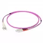 Skaidulinis optinis kabelis EFB Elektronik O0323FT.10 — OM4, 10 m, LC į SC, I‑V(ZN) HH, violetinis