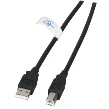 USB laidas EFB Elektronik K5203.3 3 m USB A USB B juodas
