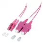 Skaidulinis optinis kabelis EFB Elektronik O0323.2-1.2 2 m 2x SC 2x LC
