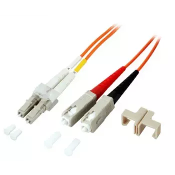 Skaidulinis optinis kabelis EFB Elektronik O0320.35 35 m LC SC Oranžinis