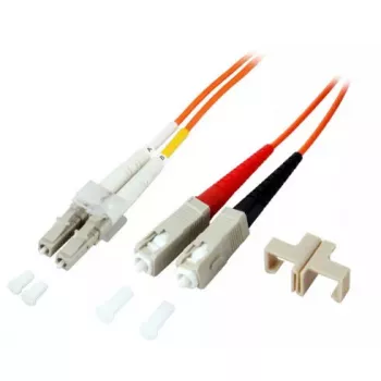 Skaidulinis optinis kabelis EFB Elektronik O0320.40 40 m LC SC Oranžinis