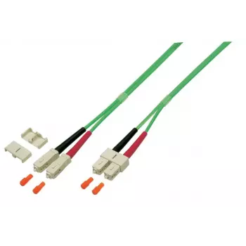 Skaidulinis optinis kabelis EFB Elektronik O0318.3OM5 3 m 2x SC žalias