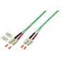 Skaidulinis optinis kabelis EFB Elektronik O0318.5OM5 5m 2x SC žalias
