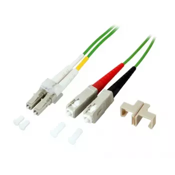 Skaidulinis optinis kabelis EFB Elektronik O0323.3OM5 3 m 2x SC 2x LC žalias