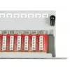 Patch Panel EFB Elektronik 37666.1M 24 prievadų, 1U, 19 colių, RJ-45, auksuoti kontaktai