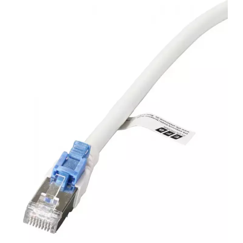 Tinklo kabelis EFB Elektronik K5539WS.5 Cat6a S/FTP (S‑STP) RJ‑45 — 5 m, paauksuoti kontaktai