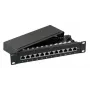 Pataisų skydas EFB Elektronik 37736.12 12 prievadų Cat6 1U pilka
