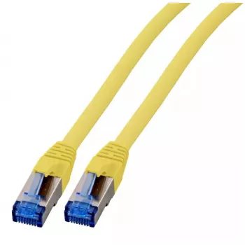 EFB Elektronik K5525FGE.15 RJ-45 Cat6a S/FTP komutacinis kabelis, 15 m, geltonas