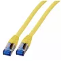 EFB Elektronik K5525FGE.15 RJ-45 Cat6a S/FTP komutacinis kabelis, 15 m, geltonas