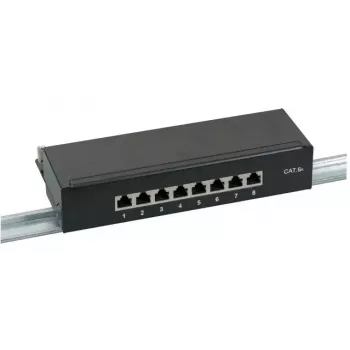 Pataisų skydelis EFB Elektronik 37737SW.8 RJ-45 10000 Mbit/s Juodas 1U
