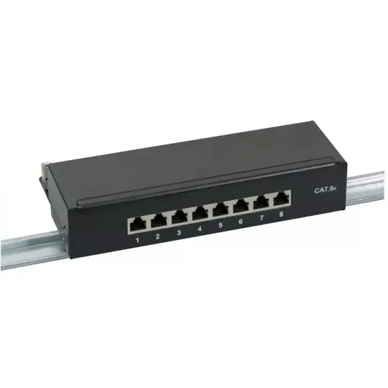 Pataisų skydelis EFB Elektronik 37737SW.8 RJ-45 10000 Mbit/s Juodas 1U