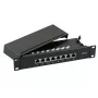 Pataisų skydelis EFB Elektronik 37737SW.8 RJ-45 10000 Mbit/s Juodas 1U