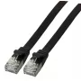 Tinklo kabelis EFB Elektronik K5547SW.0,5 RJ-45 Cat6a 0,5 m juodas