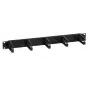 Kabelių valdymo panelė EFB Elektronik 699992TS, 19 colių (48,3 cm), 482,6 × 44,5 mm, juodas plastikas