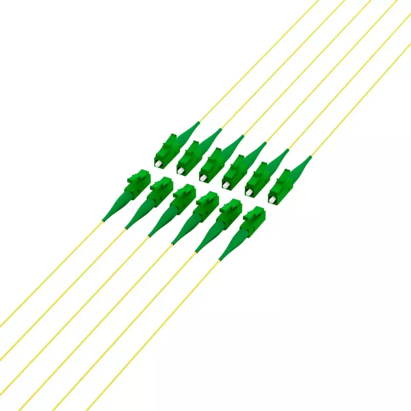 EFB Elektronik FTTH-PIGTAIL-LCA1 šviesolaidinis pigtail LC/APC 9/125 µm OS2 G.657A2, 2 m, geltonas