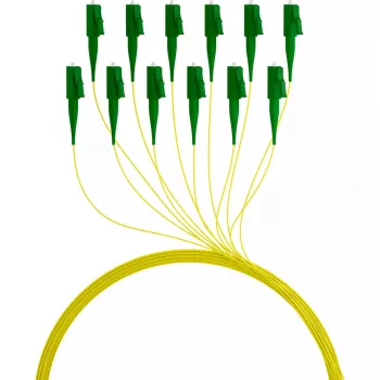 EFB Elektronik FTTH-PIGTAIL-LCA1 šviesolaidinis pigtail LC/APC 9/125 µm OS2 G.657A2, 2 m, geltonas