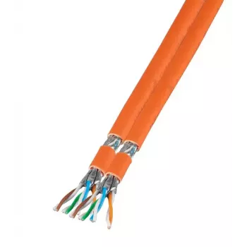 Tinklo kabelis EFB Elektronik MK7101DX.500-CPR Cat7 S/FTP 500 m oranžinis