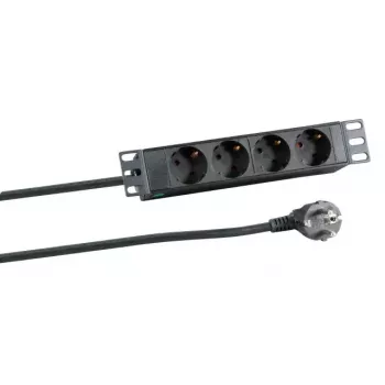 Prailginimo laidas EFB Elektronik EK631DE.10, 2 m, 4 kištukiniai lizdai, C tipo kištukas