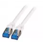 Tinklo kabelis EFB Elektronik K5525FWS.10 RJ-45 Cat6a 10 m Baltas