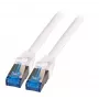 Tinklo kabelis EFB Elektronik K5525FWS.7,5 RJ-45 Cat6a 7,5 m Baltas