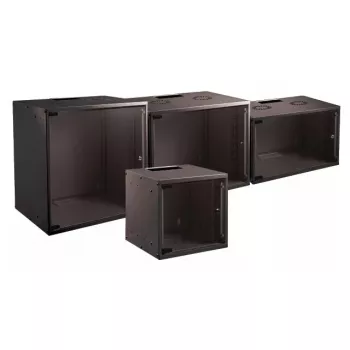 Sieninis stovo spintos korpusas EFB Elektronik WGB-1906TS.45 — 6U, maks. apkrova 80 kg, juodas