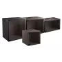 Sieninis montažinis stovas EFB Elektronik WGB-1915TS.60 – 15U, 535×600×707 mm, juodas, 80 kg