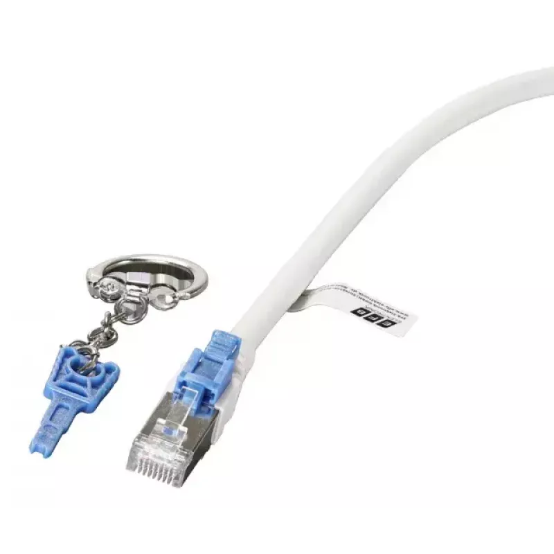 Tinklo kabelis EFB Elektronik K5539WS.1 Cat6a S/FTP (S-STP) Baltas 1 m RJ-45