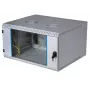 EFB Elektronik 691618VGR.60 19 colių sieninis spintinis 18U, 600 mm gylio, šviesiai pilkas (RAL7035)