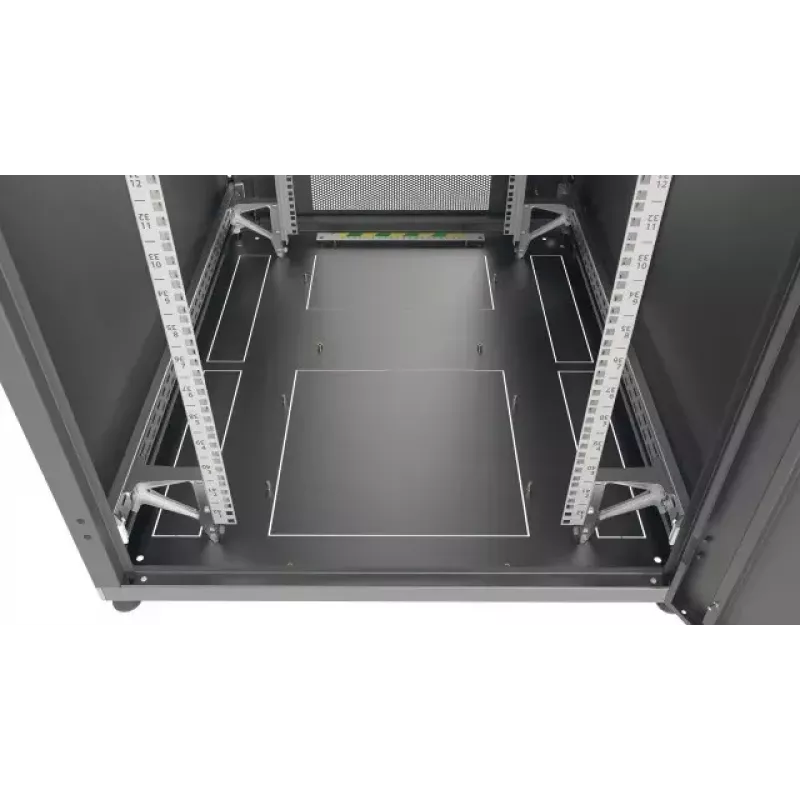 Laisvai pastatomas serverio stovas EFB Elektronik PRO-4780TS.P1P2, 47U, 800x1000 mm, juodas