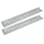 Stovo bėgelis EFB PRO-SGL10 — plieninis 25 mm × 750 mm × 55 mm, sidabrinis, 2 vnt. pakuotė