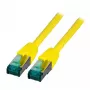 Tinklo kabelis EFB Elektronik MK6001.25Y RJ-45 Cat6a 25 m Geltonas