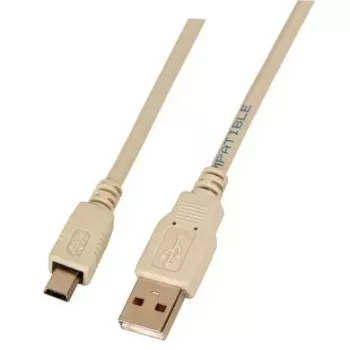 USB 2.0 laidas EFB Elektronik K5250.3V2 — USB A į Mini-USB B, 3 m, pilkas