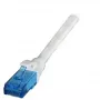 Tinklo kabelis EFB Elektronik K8109GR.0 Cat6a U/UTP Pilka 0,5 m RJ-45 – RJ-45