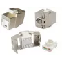 Keystone modulis EFB Elektronik E-20093, plokščias, sidabrinis, RJ-45 jungtis