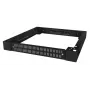 Cokolis stovo EFB Elektronik 691750TS.88PB, plieninis korpusas, 800×800×100 mm, juodos spalvos