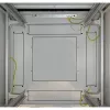 Laisvai pastatomas tinklo spintos korpusas EFB Elektronik PRO-2480GR.G1SV 24U, 1000 kg, IP20, pilkas