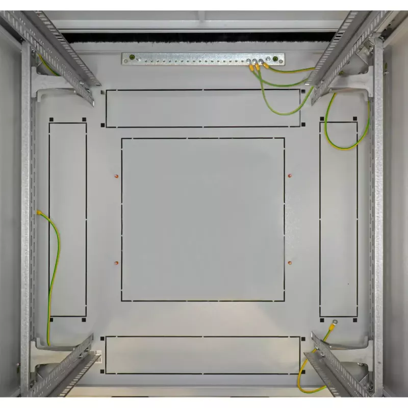 Laisvai pastatomas tinklo spintos korpusas EFB Elektronik PRO-2480GR.G1SV 24U, 1000 kg, IP20, pilkas