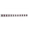 Priekinis skydelis EFB Elektronik SB-FP-12SC-D-V-OM3 — 1U, 12 SC, pilkas, 432×13×43,5 mm