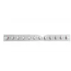 Priekinis skydelis patch panelei EFB Elektronik SB-FP-12SC-S-OM4, 1U montavimui į stelažą, 12 SC OM4, 432×13×43,5 mm, pilka