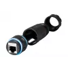 RJ45 Cat.6 IP68 adapteris EFB Elektronik IP68DFKRJ45WP – vandeniui atsparus Ethernet jungiklis
