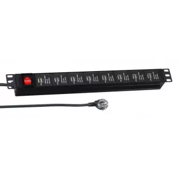 Prailginimo laidas EFB Elektronik EK631USB.1 3 m Juodas Vidaus