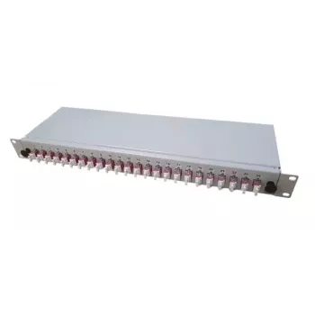 Splice dėklas EFB Elektronik B65901.12OM4, 12 splaisų talpa, pilkas, vidaus montavimui, 482×170×44 mm