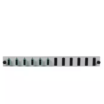 Priekinė panelė aksesuaras EFB Elektronik SB-FP-6SC-D-V-OM3, 1U montavimui stove, 432×13×43.5 mm, pilka