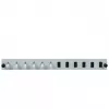 EFB Elektronik SB-FP-6SC-S-OM3 priekinė panelė su 6 LC Duplex jungtimis OM3, pilka, 1U