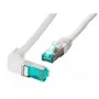 Tinklo kabelis EFB Elektronik MK6001W.1G RJ-45 Cat6a 1 m Pilka