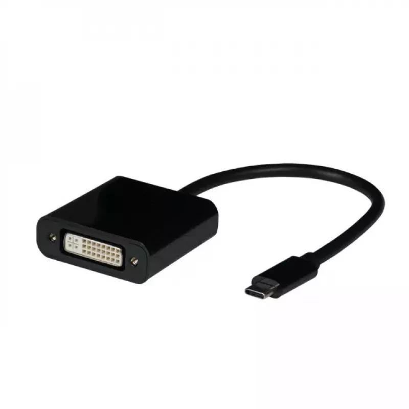 EFB Elektronik EBUSBC-DVI vaizdo kabelio adapteris 0,15 m USB Type-C juodas