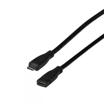 USB laidas EFB Elektronik EBUSBC-USBC10GE.0,2 USB 3.2 Gen 2 0,2 m USB C juodas