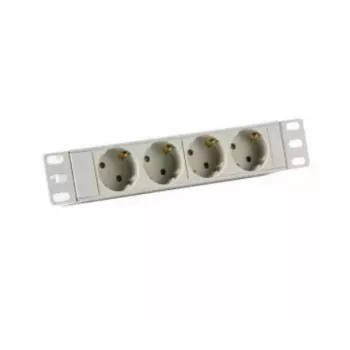 Prailginimo laidas EFB Elektronik EK631DE.10GR 2m 4 AC kištukiniai lizdai Vidaus patalpoms Pilka