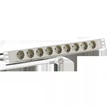 Ilgintuvas EFB Elektronik EK631DE.1GR — 2 m laidas, 9 CEE AC lizdai, 16 A, vidaus, juodas