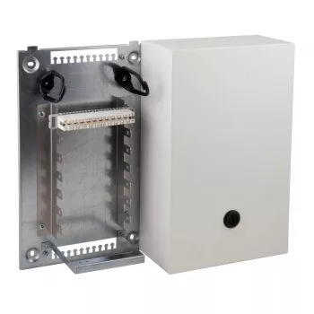 Elektros skirstymo dėžė EFB Elektronik 46019N.1V1 — metalinis korpusas, 330×120×550 mm, balta